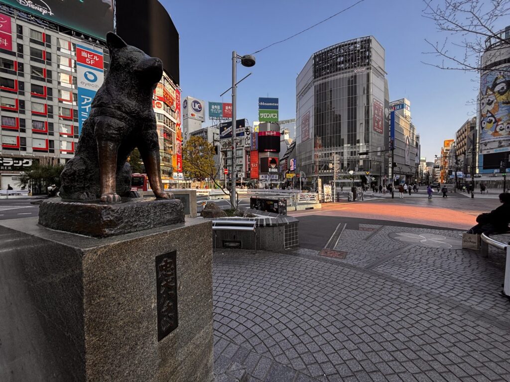 Hachiko statue in Shibuya - Shibuya Guide Map